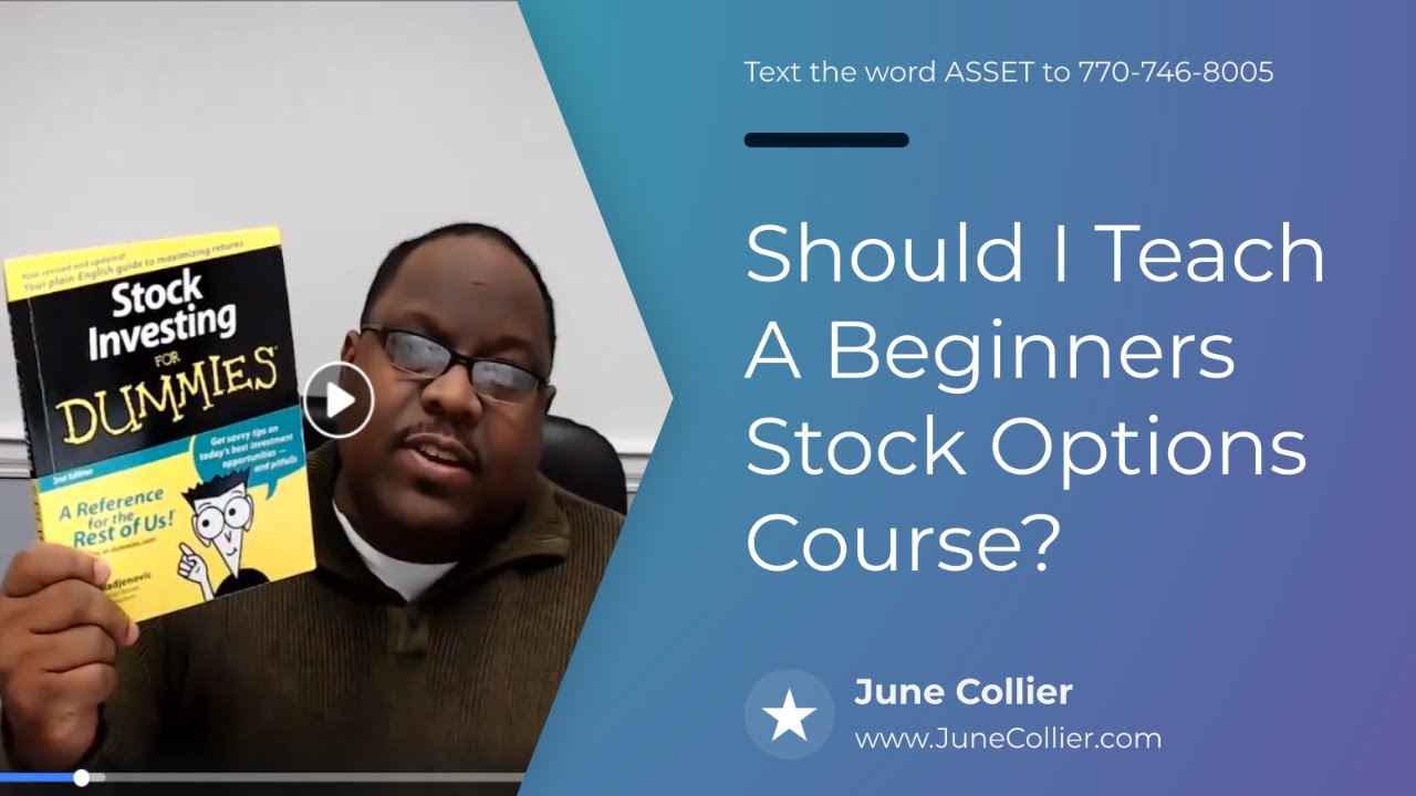 Should I Teach A Beginners Option Class? - YouTube