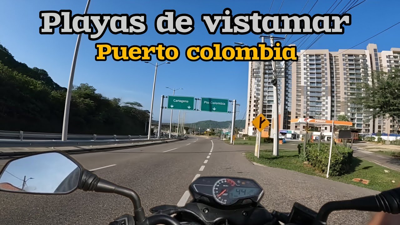 La ruta de como llegar desde Barranquilla hasta las playas de vistamar de puerto colombia 
