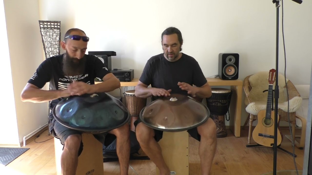 Baur&Brown handpans Nr. 40 H Moll Edelstahl+NuBlu