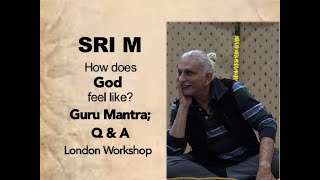 Sri M - How does God feel like? asked by a little girl; Guru Mantra and Q & A - London Workshop 2019