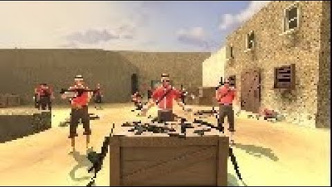 TFGO Gun Game Againts Bots Gameplay | [TF2 Vscript]