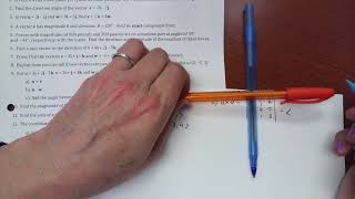 Precalc, Unit 8 Review Solutions