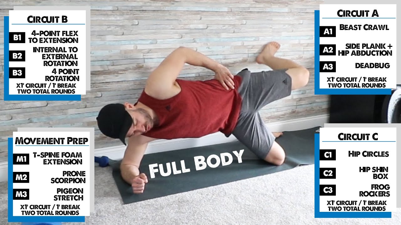 How to Perform a FULL Body Mobility Routine [Upper+Lower+Spine]