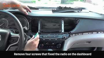 10.4 inch Large Screen Car GPS Radio Installation Guide for 2016 Buick Excelle Upgrade Removal