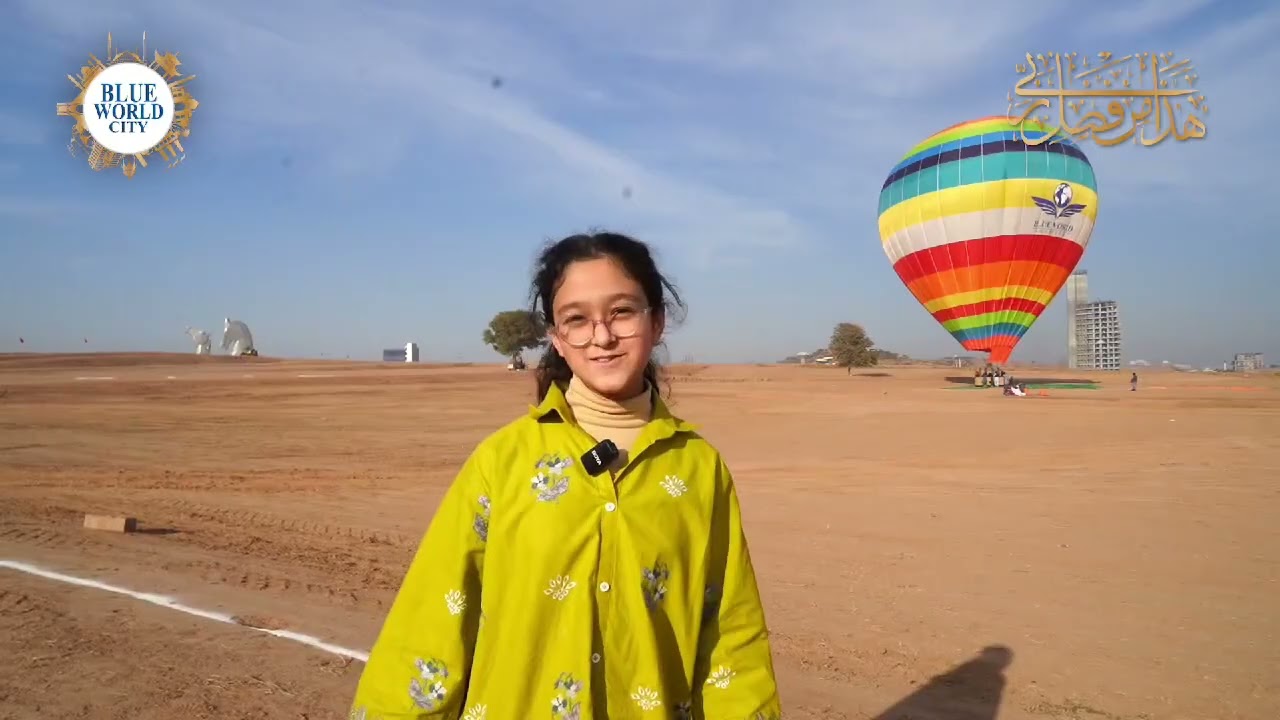 Alhamdulilah - Families enjoying Hot Air Balloons & Motor Gliding @ Blue World City