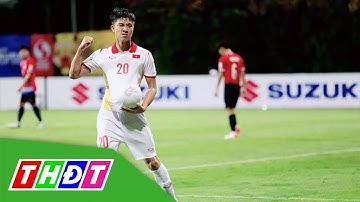 Cầu thủ Phan Văn Đức hay nhất trận Việt Nam - Lào tại AFF Suzuki Cup 2020 | THDT