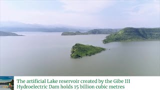 The Incredibly Beautiful Gibe III Hydroelectric Dam Artificial Lake Reservoir | Ethiopia