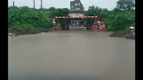 Heavy Rain In Navsari, Under Bridge Closed