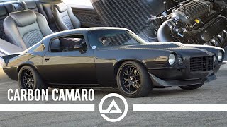 Рестомод Chevrolet Camaro Z28 с турбонаддувом и мощностью 700 л.с. с большим количеством углеродного волокна