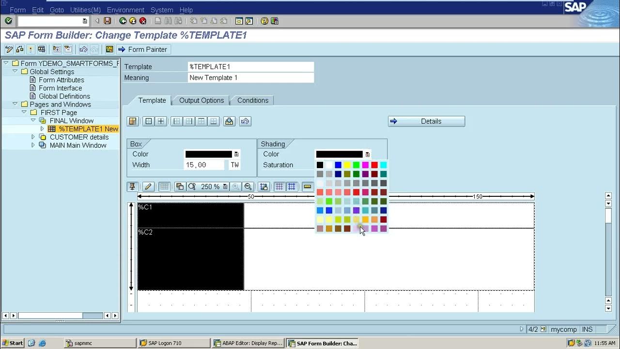 SmartformsClass 4Copy And Final WindowSap AbapSharmaParmod YouTube