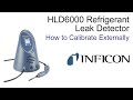 Hld6000 refrigerant leak detector  how to calibrate externally