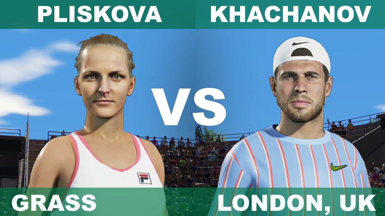 Karolina Pliskova vs Karen Khachanov ATP WTA LIVE Tennis world tour 2