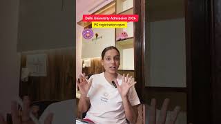 Delhi University Admission portal open 2026 for PG🔥 #delhiuniversity #forensicscience #priyanshijain