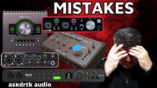 The 5 Biggest Mistakes Made Choosing An Entry Level Audio Interface