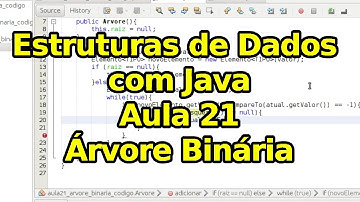 Aula 21 - Árvore Binária - Estruturas de Dados com Java