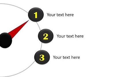 how to create clock needle in PowerPoint in 2013|How to Create Clock Needle Animation in PowerPoint