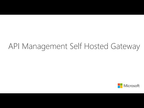 Self-hosted API Management gateway