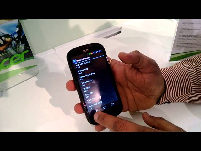 Acer Liquid E1 Hands on / First Impression / Brief Review - YouTube