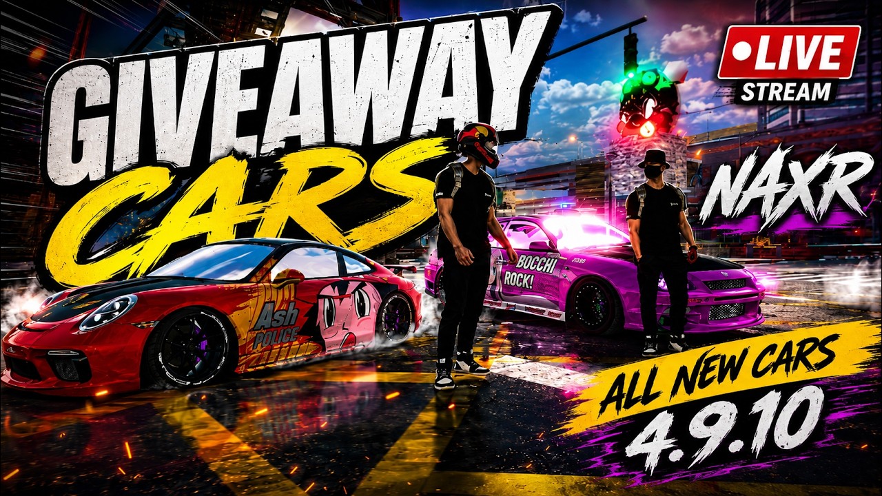 🚨NAXR - LIVE 🔴  FREE GIVEAWAY CARS 🎁 Car Parking Multiplayer 4.9.10  All New Cars Update | Join Now