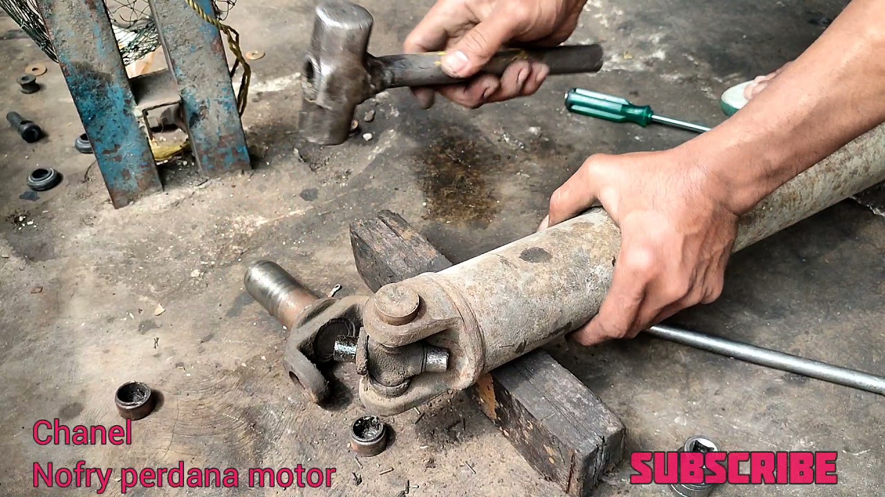 Cara ganti joint kopel ISUZU PANTHER,,, bisa kita kerjakan sendiri,,, gampang kok....