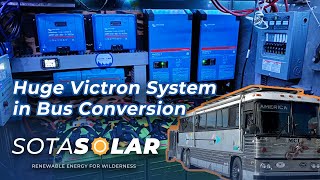 Epic Victron Solar System in MCI MC9 Bus Conversion