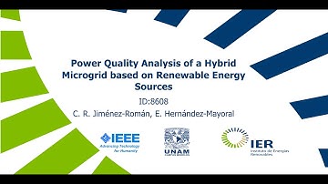 Power Quality Analysis of a Hybrid Microgrid based on Renewable Energy Sources ID:8608