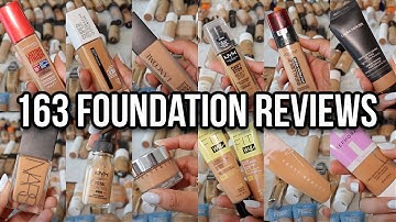 Decluttering my HUGE Foundation Collection! Reviewing all my foundations!! MAKEUP DECLUTTER