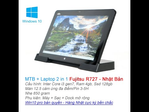 Affordable Fujitsu R727 2-in-1 Laptop/Tablet for Students - Win 10