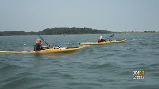 Father-Son Duo Finishes Charity Kayak Run Down The Chesapeake Bay