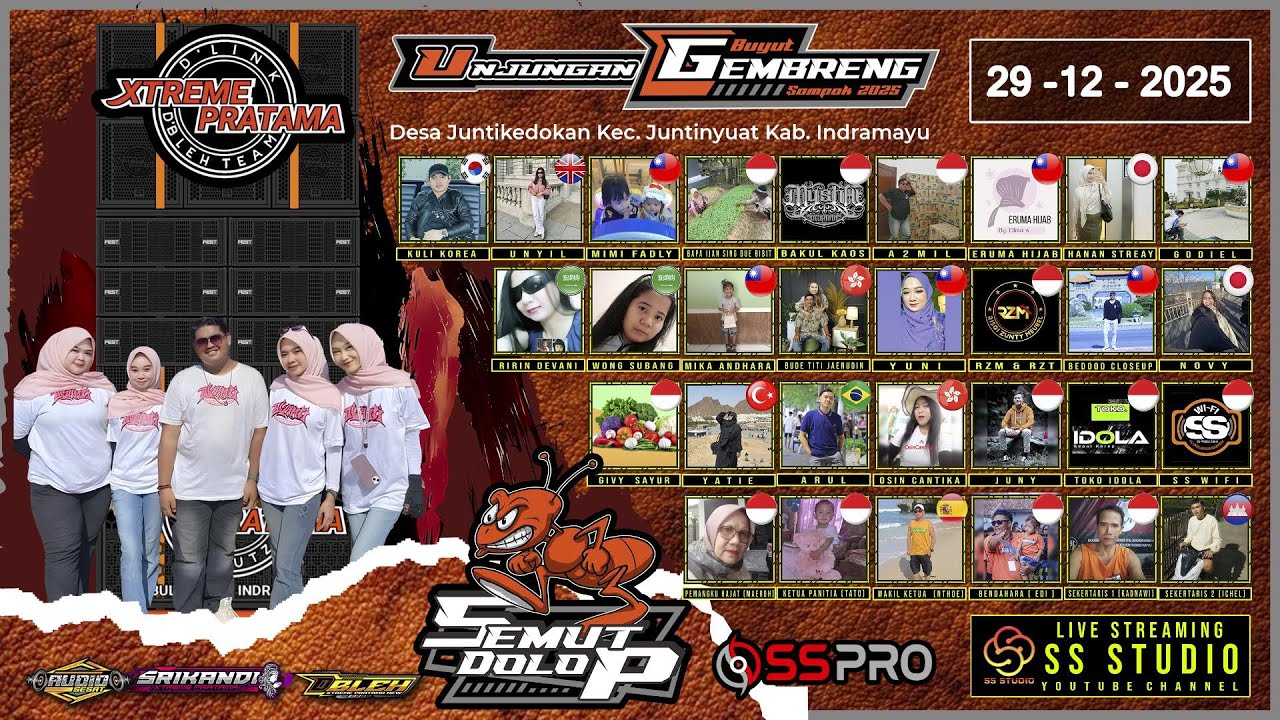 🔴[LIVE NGARAK] NEW X-TREME PRATAMA | UNJUNGAN BUYUT GEMBRENG l JUNTIKEDOKAN l 29 DES 2025