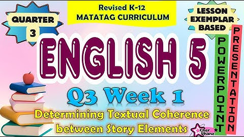 English 5 Quarter 3 Week 1 MATATAG Curriculum / Revised K-12 LE Based PowerPoint Presentation