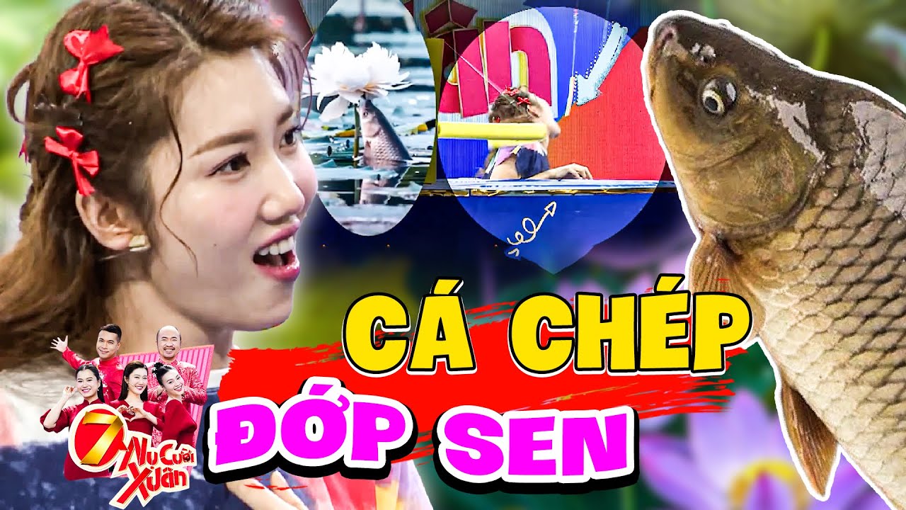 HẠT NHÀI Thúy Ngân Hóa CÁ CHÉP ĐỚP SEN Khiến Gia Đình 7 Nụ Cười Ngất | 7 Nụ Cười Xuân 2025 | HTV Hài