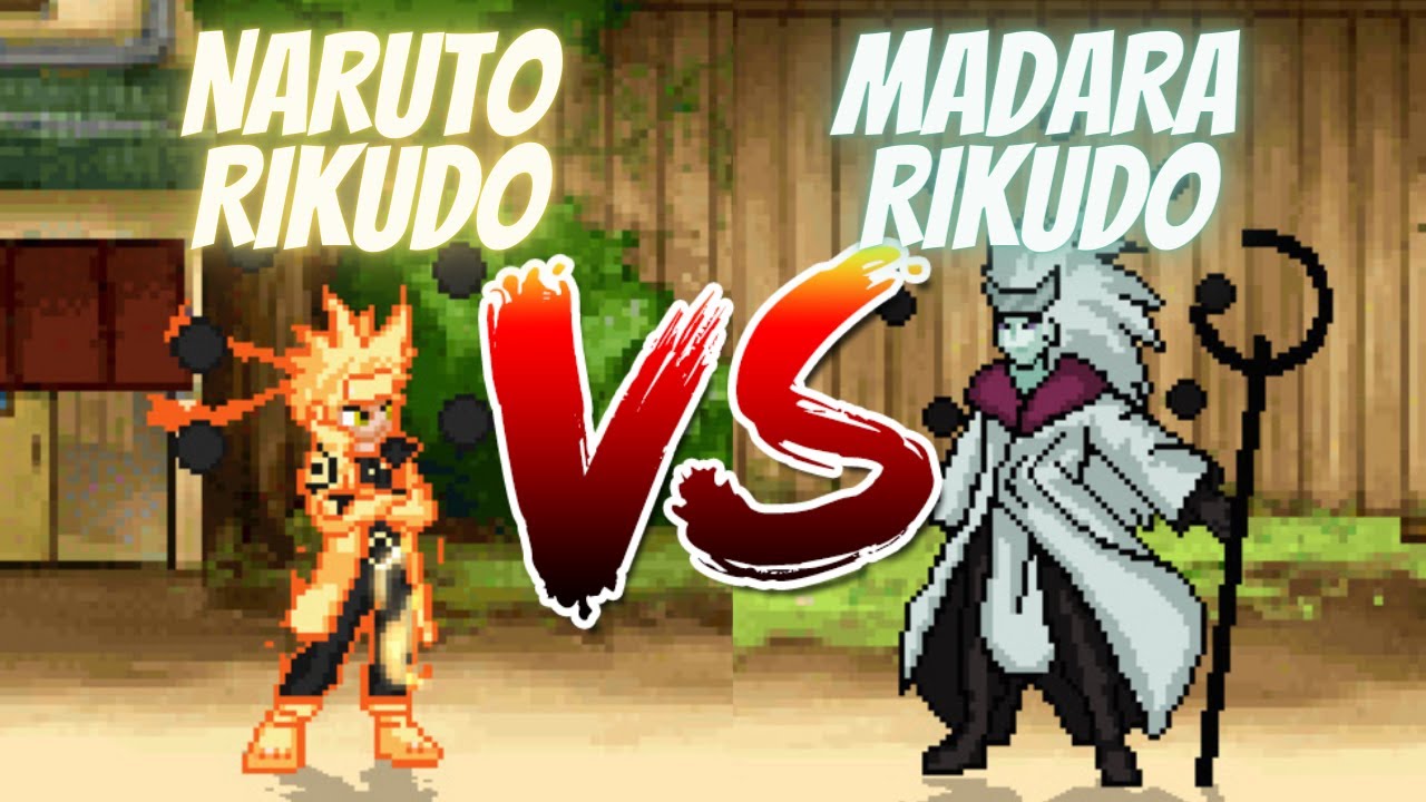 Naruto(Rikudo) VS Madara(Rikudo) - NZC Mugen