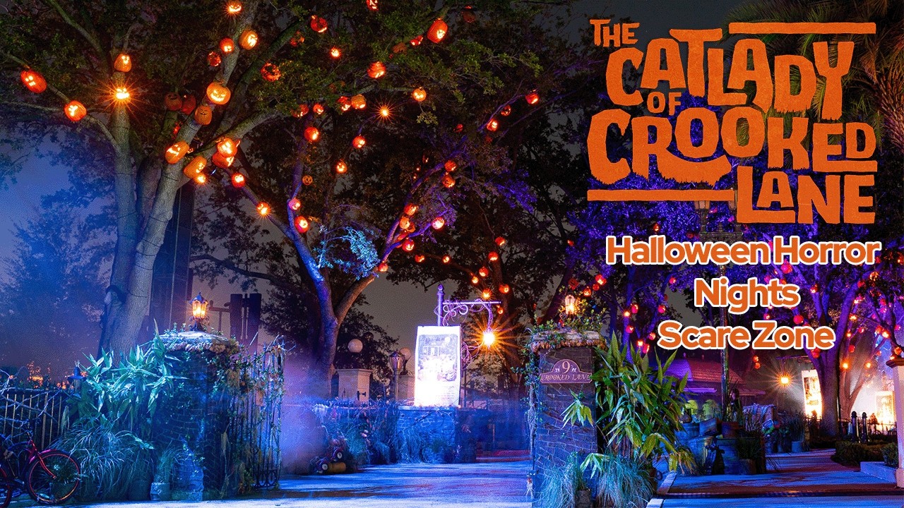 Trick or Treaters to Cats | The Cat Lady of Crooked Lane Scarezone | HHN Orlando 2025