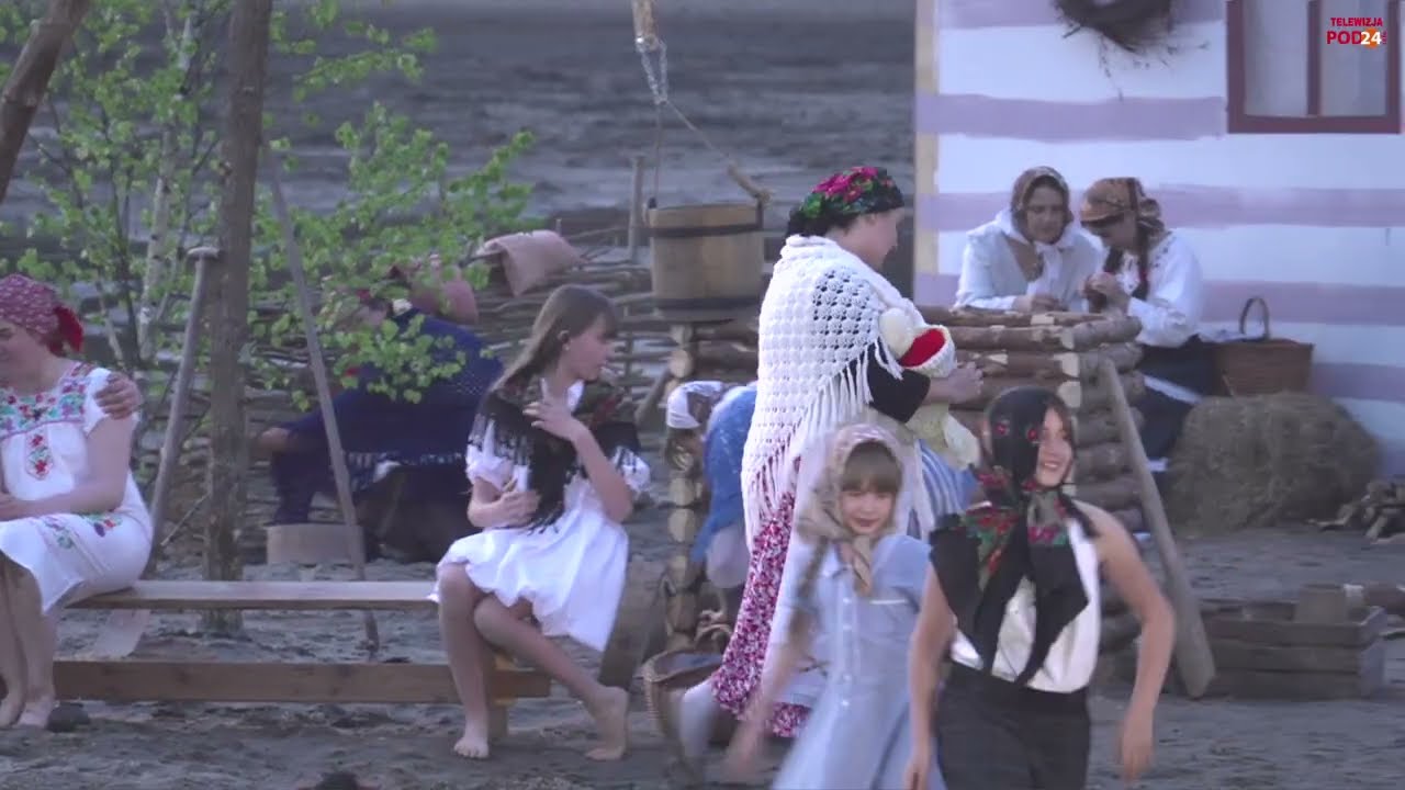 Inscenizacja spalenia Wiązownicy w 80. rocznicę tragicznych wydarzeń z 17 kwietnia 1945 roku