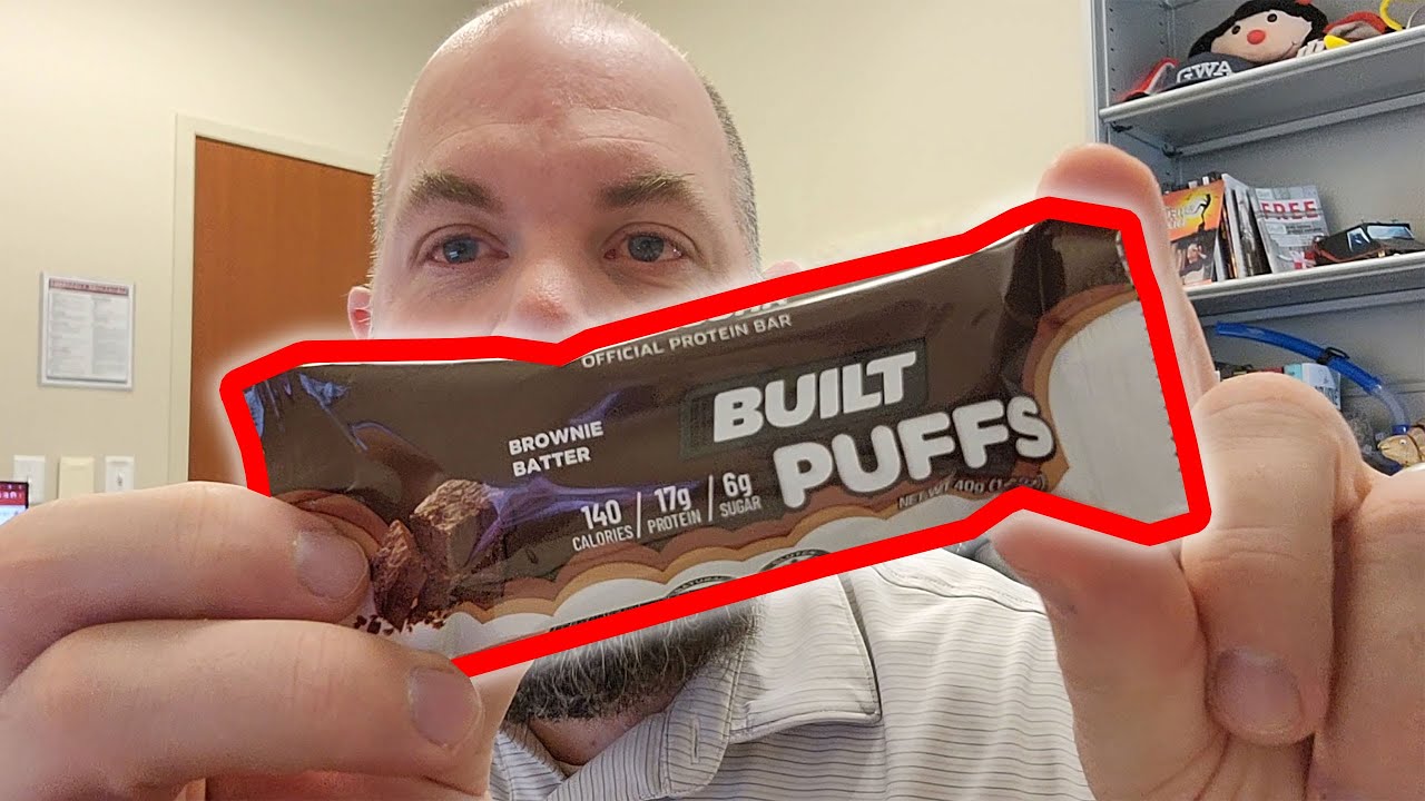 Trying my first ever Built Puffs (Brownie batter flavor) YouTube