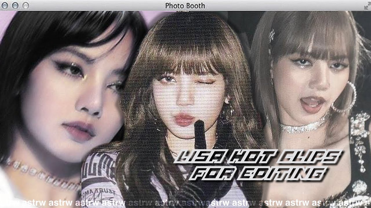 Lisa twixtor clips for edits (hard/hot)