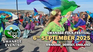 Morris Dancers, Folk Dancers & Music at the Swanage Folk Festival 2025