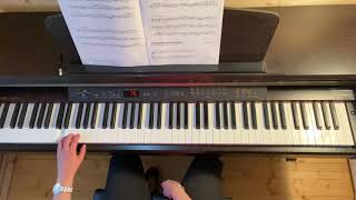 D Minor Harmonic Scale - 2 Octaves - Left Hand