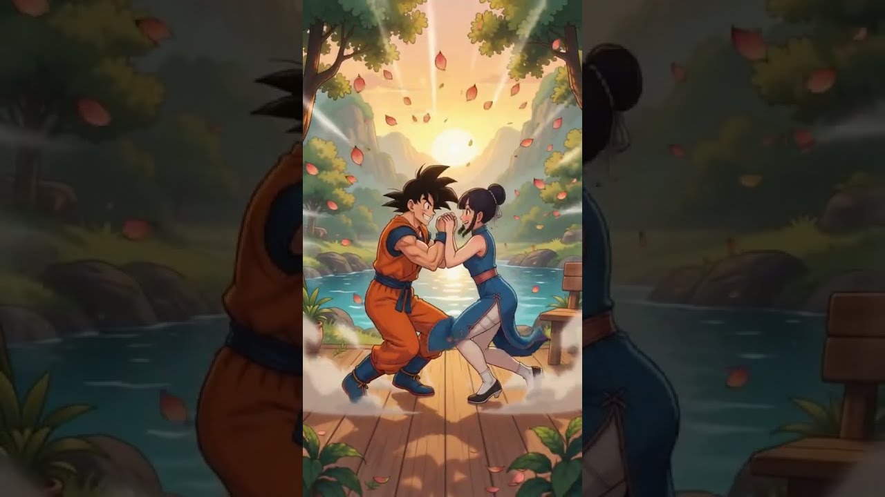 ꕤ ⋰ ᴛʜᴀɴᴋ ʏᴏᴜ ⚮̈ .゜ Goku interest in Chi-Chi Zxkai Dance Trend #shorts #goku - YouTube