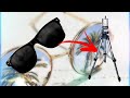 Make a phone stand with sunglasses in 1 minute