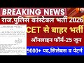 Rajasthan police constable notification 2026/Raj police bharti 2026/Raj police vacancy 2026/exam 