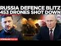 RUSSIA STRIKES UKRAINE: 146 Targets Hit As 453 Drones Intercepted In Massive Strike Wave