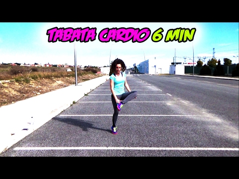 TABATA CARDIO 6 MINUTOS PARA ADELGAZAR EN CASA | Rutina para PERDER GRASA