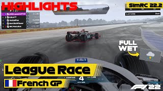 Fighting for the lead in a Thunderstorm - F1 22 League Race  [Highlights] (SimRC 22.2 Round 1) screenshot 5