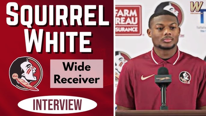Squirrel White on transferring to FSU Football, WR, Special Teams skills |  Florida State Football - YouTube