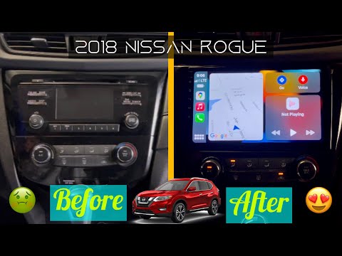 How to install 10” plug and play android head unit 2018 Nissan Rogue