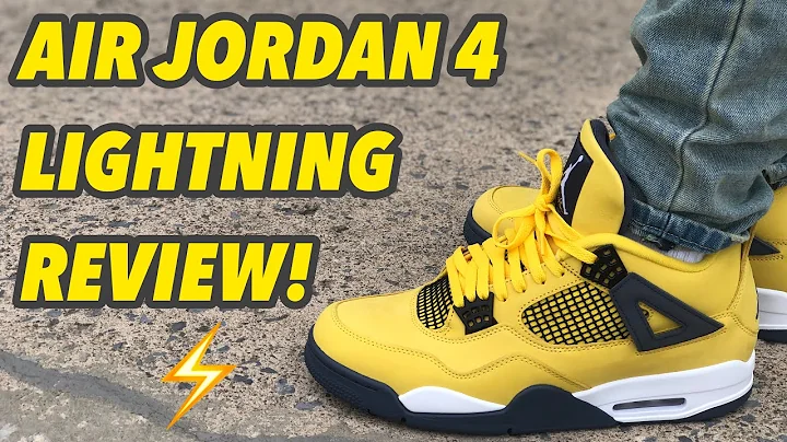 AIR JORDAN 4 LIGHTNING REVIEW AND ON FEET!!!