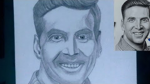 how to draw akshay kumar sketch step by step#akshaykumar tutorial for beginners