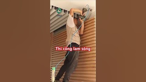 Thi Công Lam Sóng #takadecor #shorts